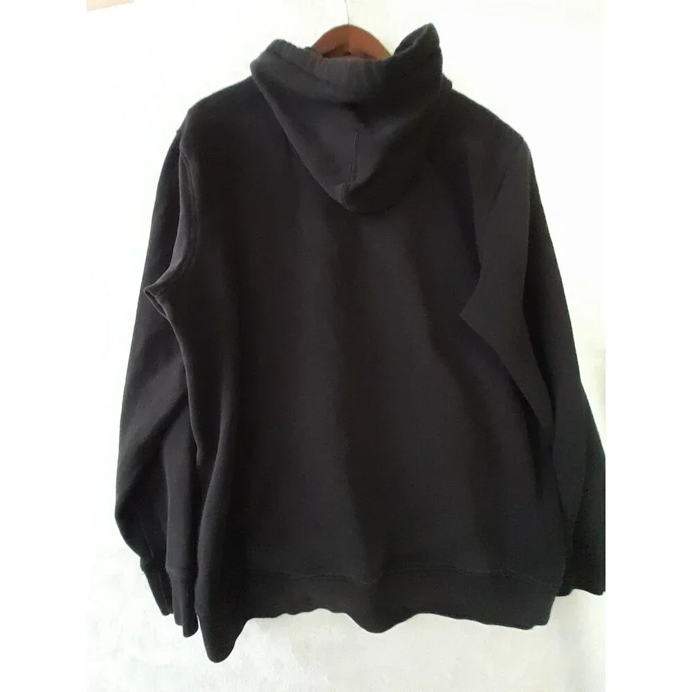 Tailorbyrd Collection Mens Outdoor School Work Minimalist Hoodie XXL Black